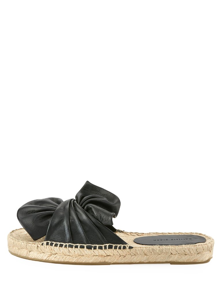 Patricia Green New Leather Espadrille Slide Knot Sandal Nwt Women's 9 — image 4 of 8